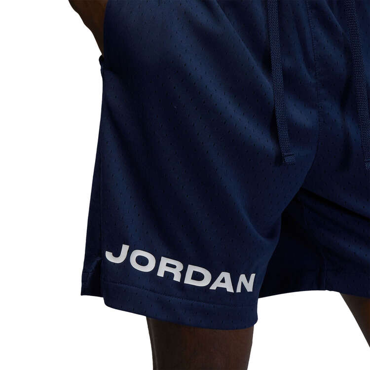 Jordan Mens Dri-FIT Sport HBR Mesh Shorts Blue XL, Blue, rebel_hi-res