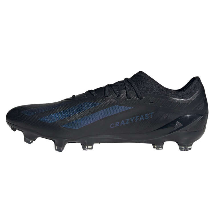 adidas X Crazyfast .1 Football Boots Black US Mens 6 / Womens 7, Black, rebel_hi-res