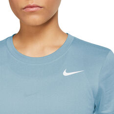Nike Womens Dri-FIT Legend Training Tee, Blue, rebel_hi-res
