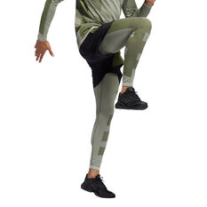 adidas Mens Studio Tech Shorts, Green, rebel_hi-res