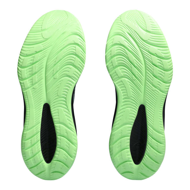 Asics GEL Cumulus 26 Mens Running Shoes, Black/Green, rebel_hi-res