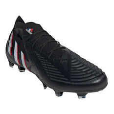 adidas Predator Edge .1 Low Football Boots, Black/White, rebel_hi-res