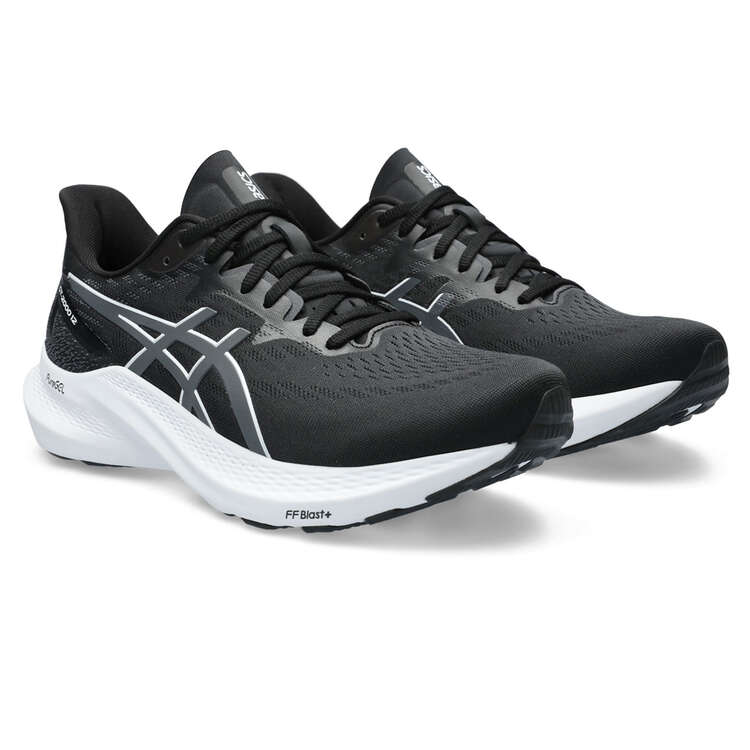 Asics GT 2000 12 Mens Running Shoes, Black/Grey, rebel_hi-res