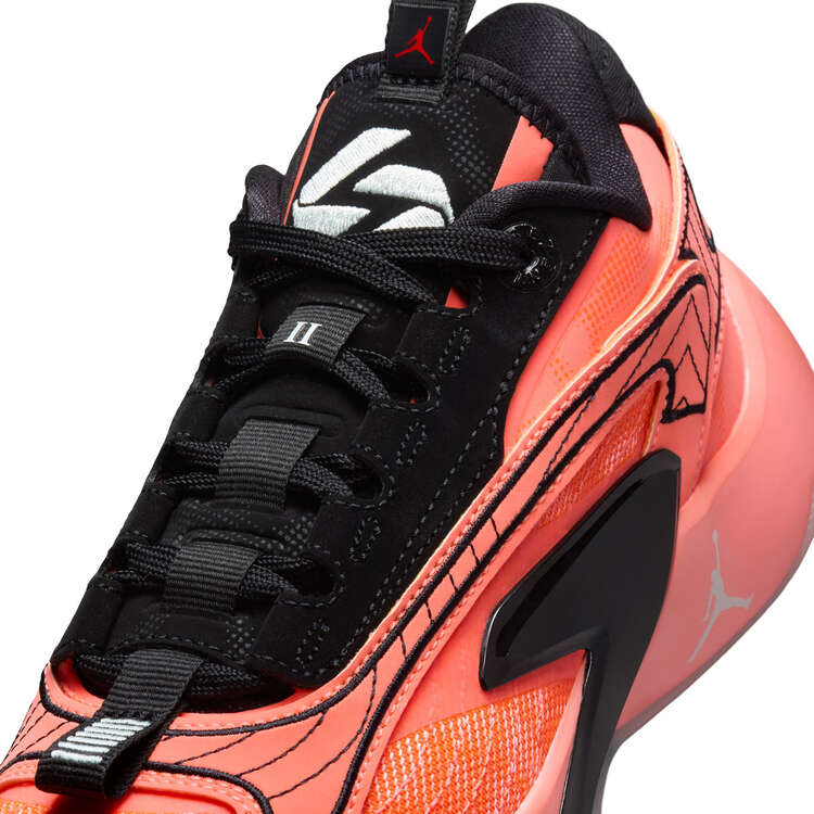 Jordan Luka 2 GS Kids Basketball Shoes, Orange/Black, rebel_hi-res