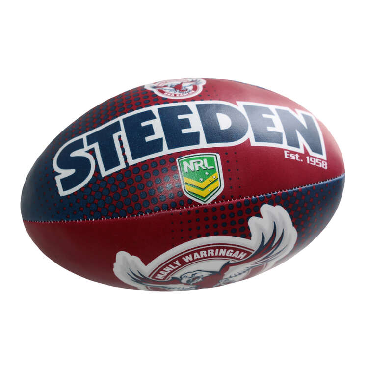 Gray Nicolls NRL Manly Warringah Rugby League Ball, , rebel_hi-res