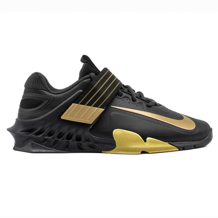 Nike Savaleos Mens Training Shoes Black/Gold US 7, Black/Gold, rebel_hi-res