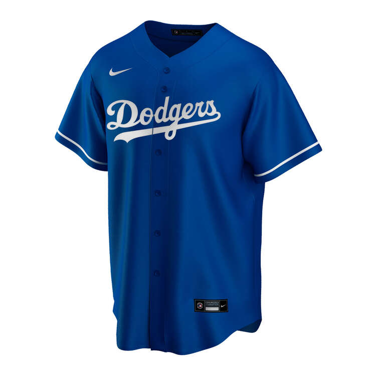 Los Angeles Dodgers Mens Alternate Jersey Blue S, Blue, rebel_hi-res