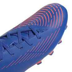 adidas Predator Edge .4 Football Boots, Blue/Red, rebel_hi-res