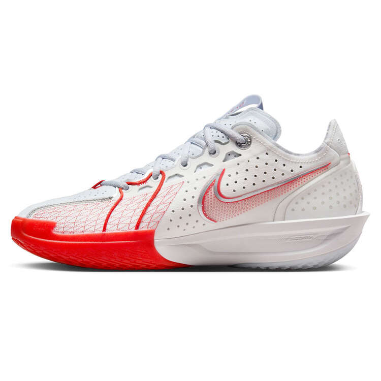 Nike Air Zoom G.T. Cut 3 Basketball Shoes White/Silver US Mens 7 / Womens 8.5, White/Silver, rebel_hi-res