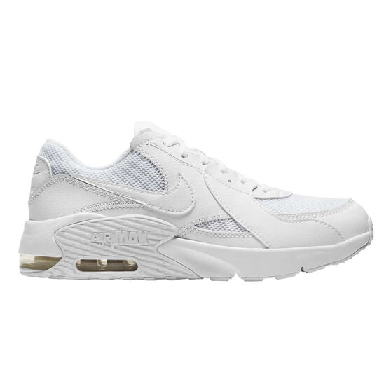 Nike Air Max Excee GS Kids Casual Shoes White US 4, White, rebel_hi-res