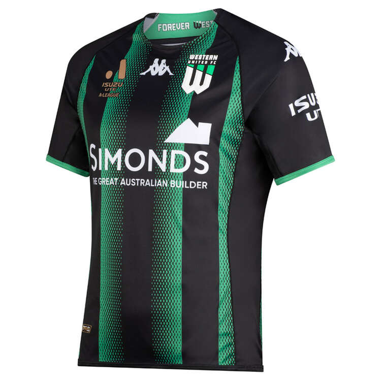 Western United FC 2022/23 Youth Replica Home Jersey Green 8, Green, rebel_hi-res