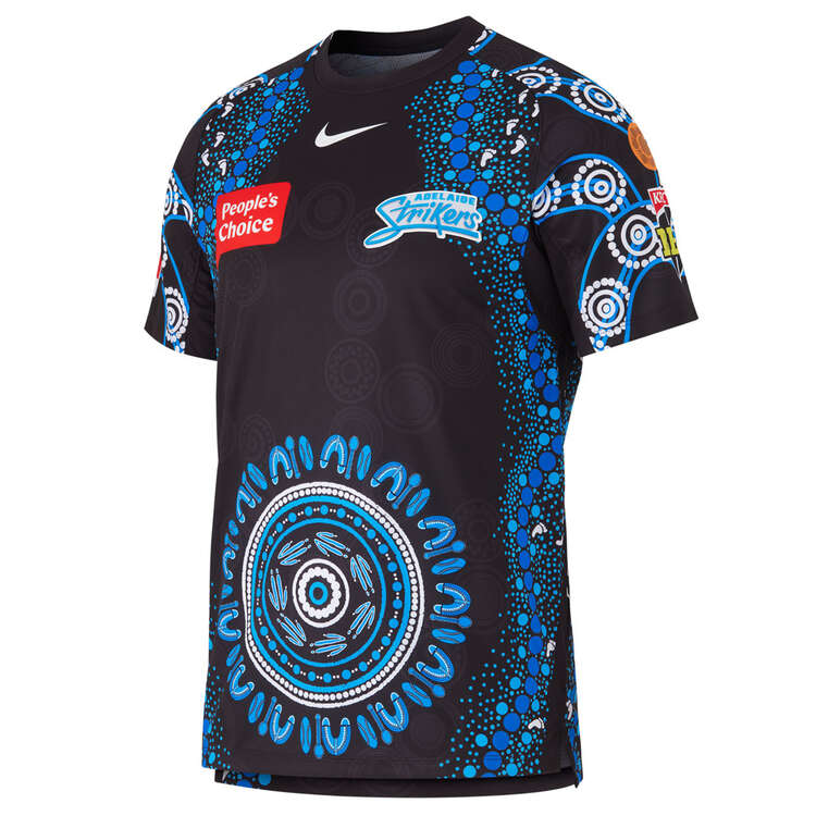 Nike Mens Adelaide Strikers 2023/24 Indigenous Cricket Shirt, , rebel_hi-res