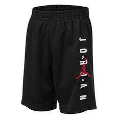 Jordan Boys Mesh Shorts Black/White 4, Black/White, rebel_hi-res