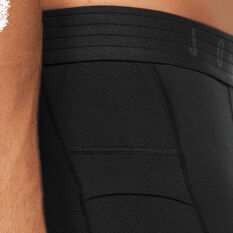 Jordan Mens Dri-FIT Compression Shorts, Black/White, rebel_hi-res