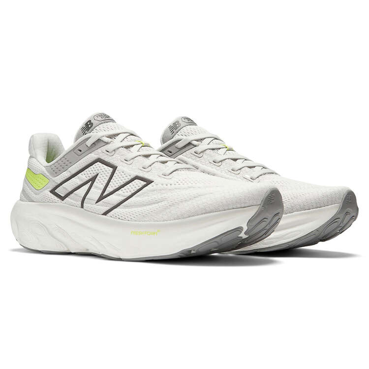 New Balance 1080 V13 Mens Running Shoes, White/Navy, rebel_hi-res