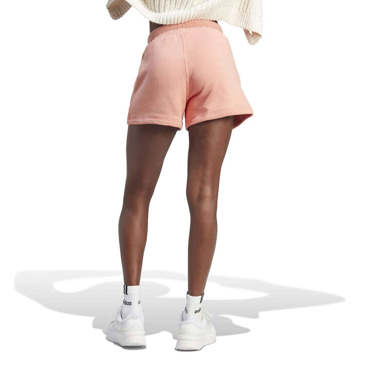 adidas Womens Lounge French Terry Shorts, Clay, rebel_hi-res