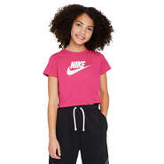 Nike Girls Sportswear Futura Cropped Tee, , rebel_hi-res