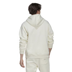 adidas Sportswear Mens Fleece Hoodie White S, White, rebel_hi-res