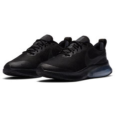 Nike Air Zoom Arcadia GS Kids Running Shoes Black US 4, Black, rebel_hi-res