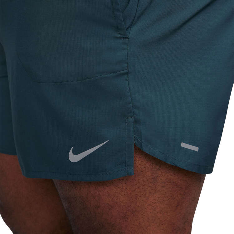 Nike Mens Dri-FIT Stride 5inch Running Shorts Green XXL, Green, rebel_hi-res