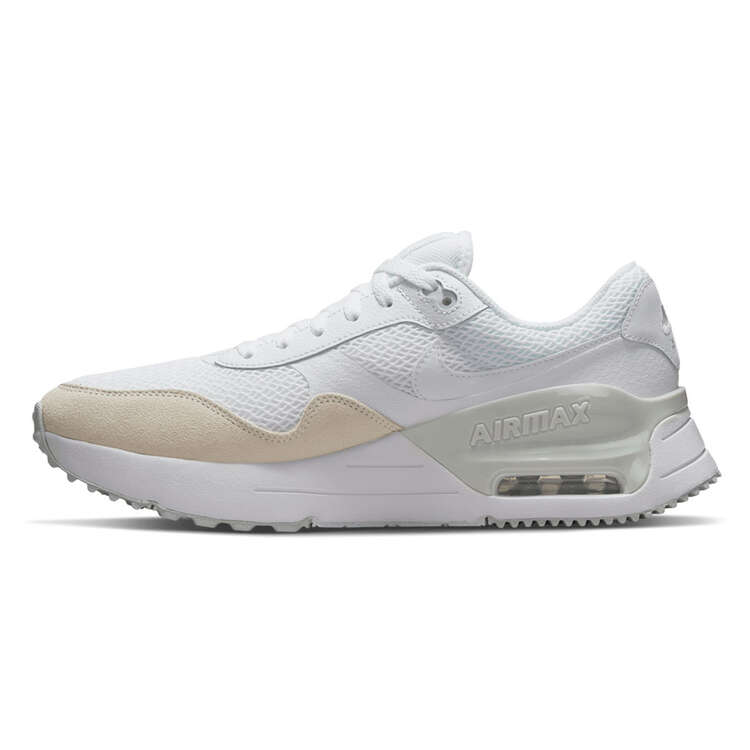 Nike Air Max SYSTM Mens Casual Shoes White/Beige US 7, White/Beige, rebel_hi-res