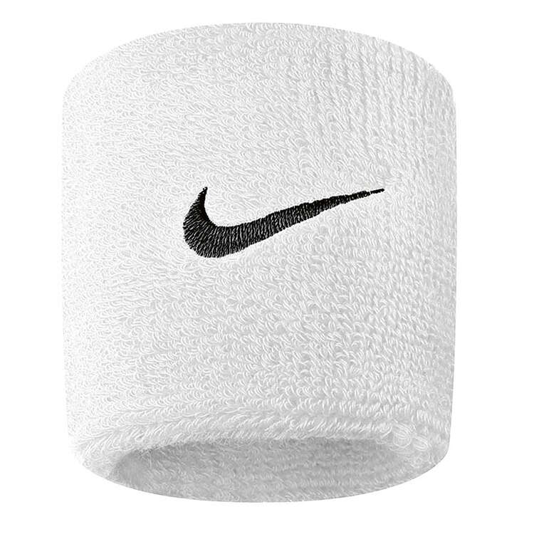 Nike Swoosh Wristband White / Black OSFA, White / Black, rebel_hi-res