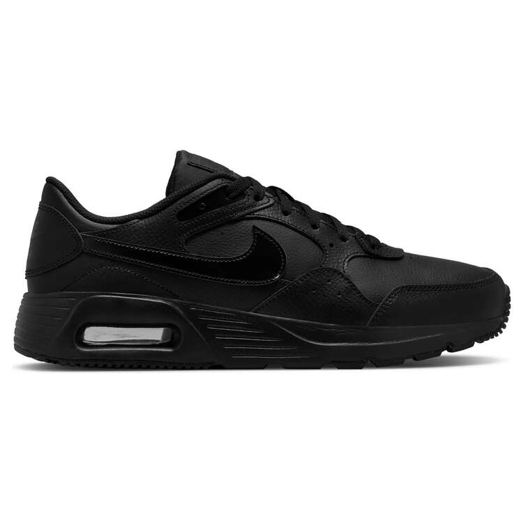 Nike Air Max SC Leather Mens Casual Shoes Black US 6, Black, rebel_hi-res