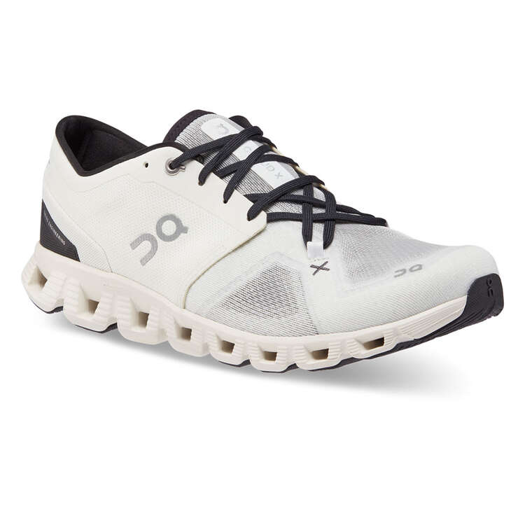 On Cloud X 3 Mens Training Shoes, White/Black, rebel_hi-res