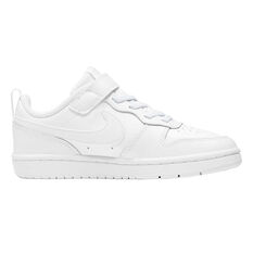 Nike Court Borough Low 2 PS Kids Casual Shoes White US 11, , rebel_hi-res