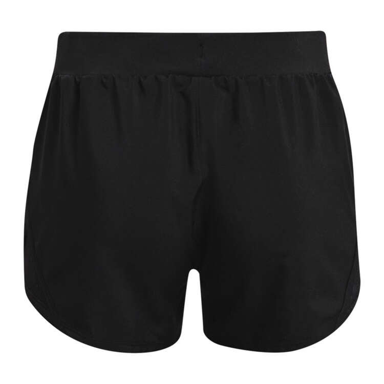 Under Armour Girls Fly By Shorts, Black, rebel_hi-res