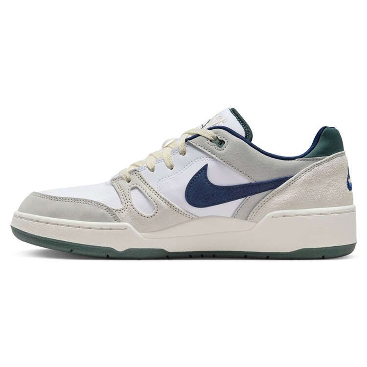 Nike Full Force Low Mens Casual Shoes Cream/Navy US 7, Cream/Navy, rebel_hi-res