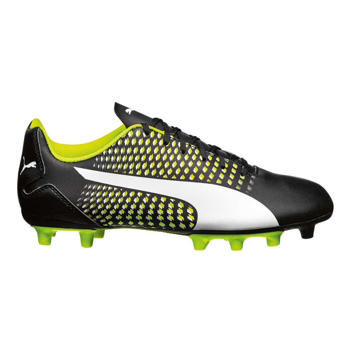 puma football boots black and yellow