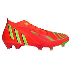 adidas Predator Edge .1 Football Boots, Red/Green, rebel_hi-res