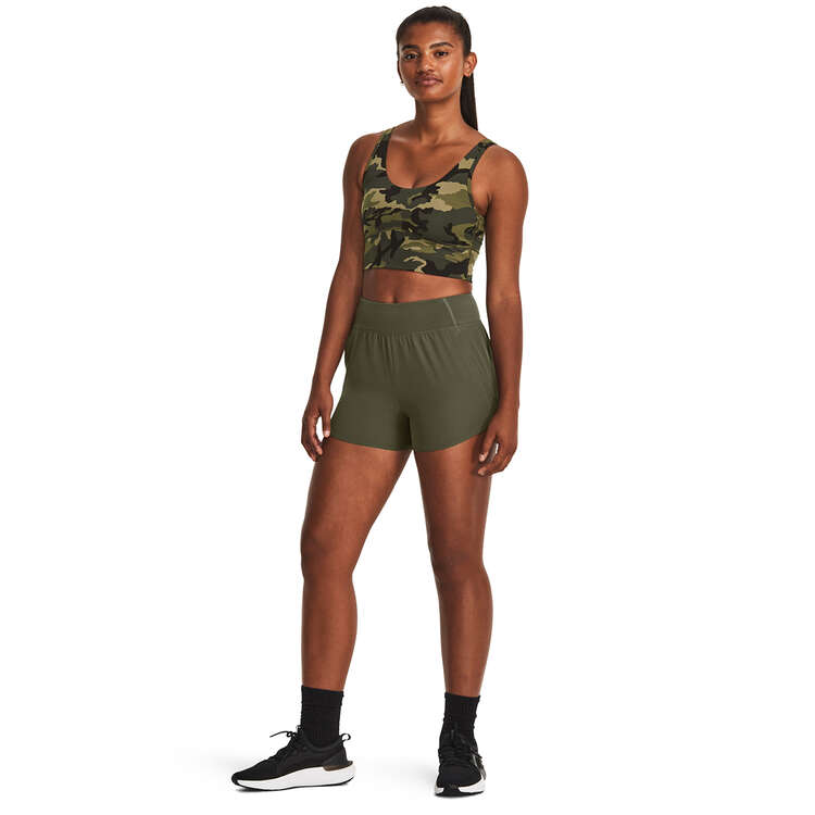Under Armour Womens SmartForm Flex Woven Shorts, Green, rebel_hi-res
