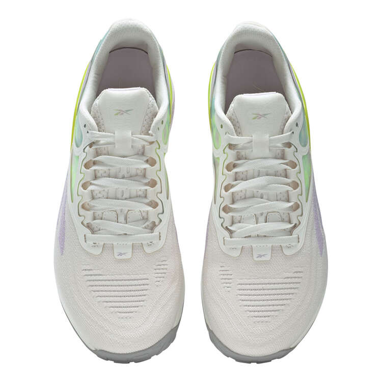 Reebok Nano X2 Womens Training Shoes, White/Yellow, rebel_hi-res