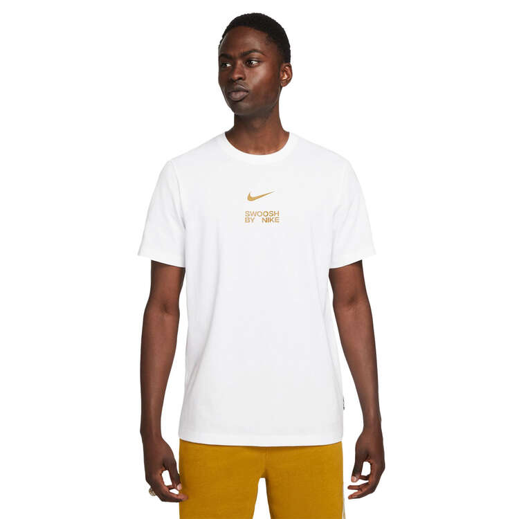 Nike Mens Sportswear Swoosh Tee, White, rebel_hi-res