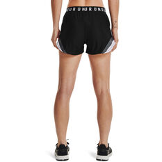 Under Armour Womens Play Up 3.0 Tri Colour Shorts, Black, rebel_hi-res
