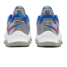 Nike PG 5 Basketball Shoes, Silver/Purple, rebel_hi-res