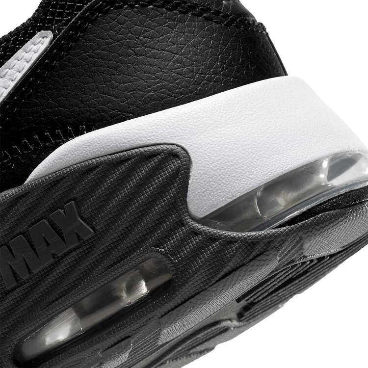 Nike Air Max Excee GS Kids Casual Shoes Black/White US 7, Black/White, rebel_hi-res