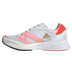 adidas Adizero Adios 6 Womens Running Shoes White/Gold US 6, White/Gold, rebel_hi-res