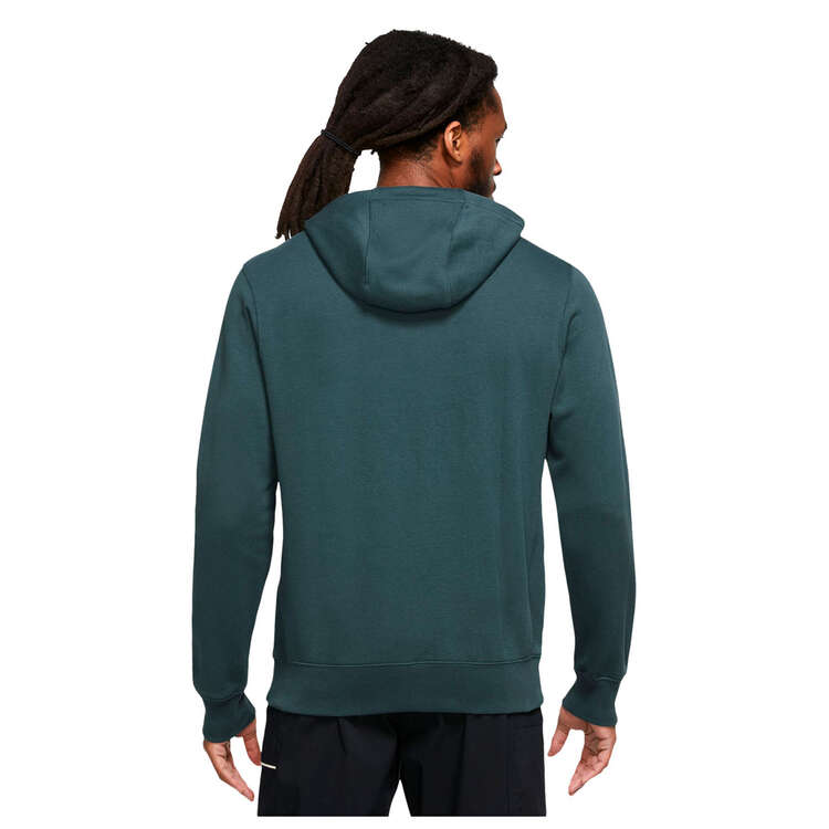 Nike Mens New Zealand Club Fleece French Terry Pullover Hoodie Green S, Green, rebel_hi-res