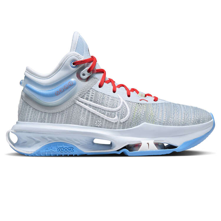 Nike Air Zoom G.T. Jump 2 Basketball Shoes Grey/Blue US Mens 7 / Womens 8.5, Grey/Blue, rebel_hi-res