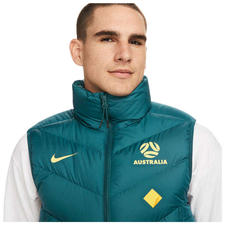 Nike x rebel Australia Mens Down Fill Jacket, Green, rebel_hi-res
