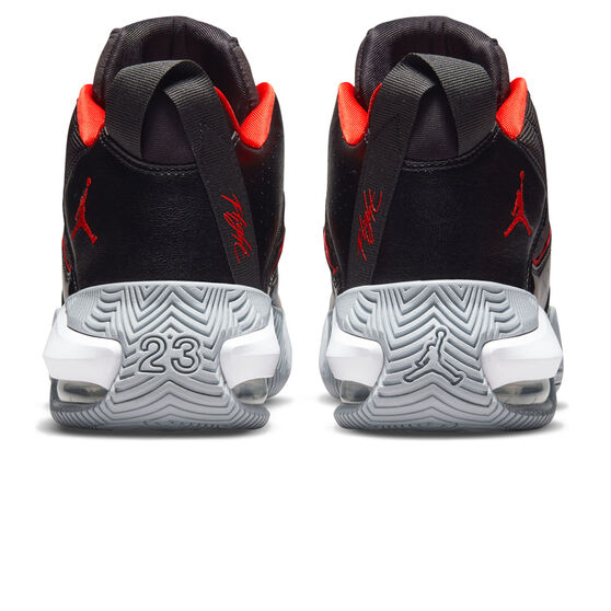 Jordan Stay Loyal Basketball Shoes, Black/Red, rebel_hi-res