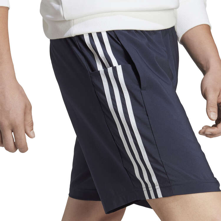 adidas Mens AEROREADY Essentials 3-Stripes Shorts, Navy/White, rebel_hi-res