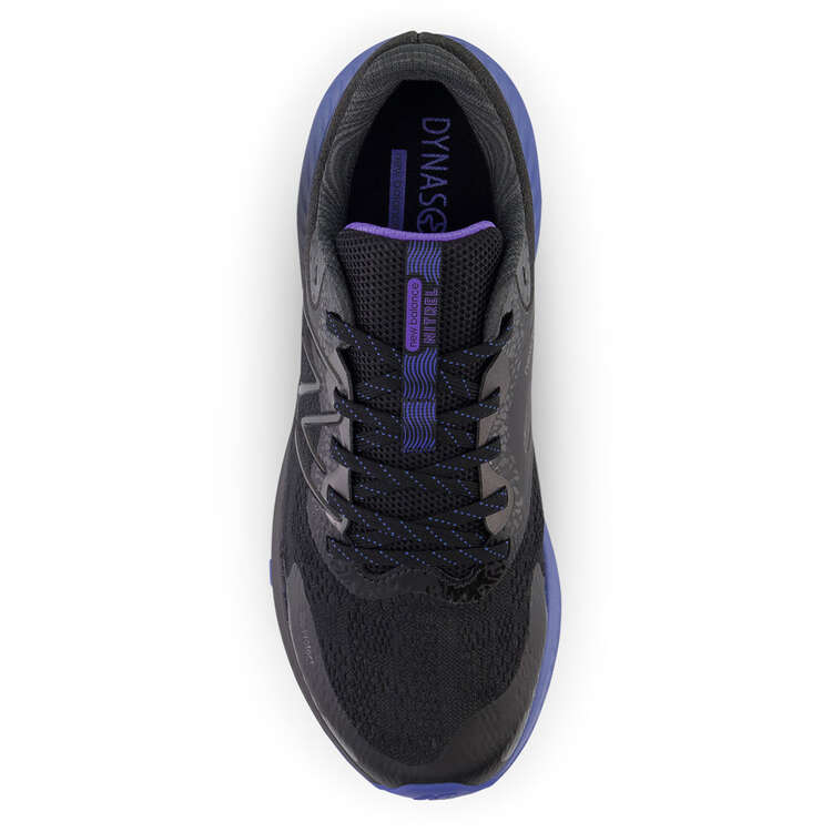 New Balance DynaSoft Nitrel v5 Mens Trail Running Shoes, Black/Purple, rebel_hi-res