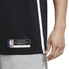 Nike Brooklyn Nets 2021/22 Mens Icon Edition Swingman Jersey, Black, rebel_hi-res