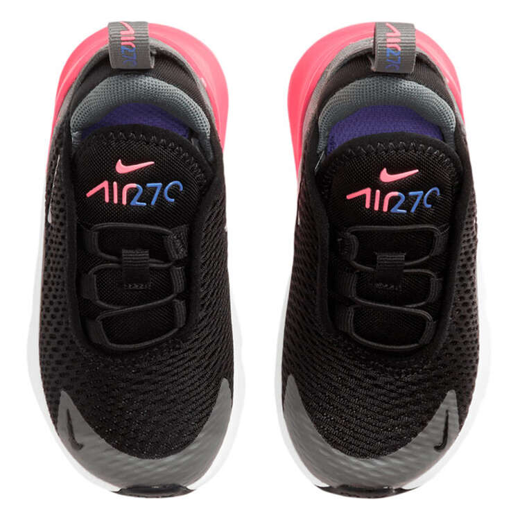 Nike Air Max 270 Toddlers Shoes Black/Silver US 4, Black/Silver, rebel_hi-res