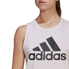 adidas Womens Essentials Big Logo Tank, Blush, rebel_hi-res