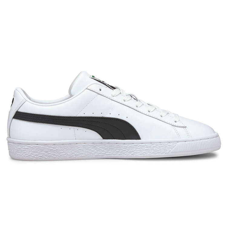 Puma Basket Classic XXI GS Mens Casual Shoes White/Black US 13, White/Black, rebel_hi-res